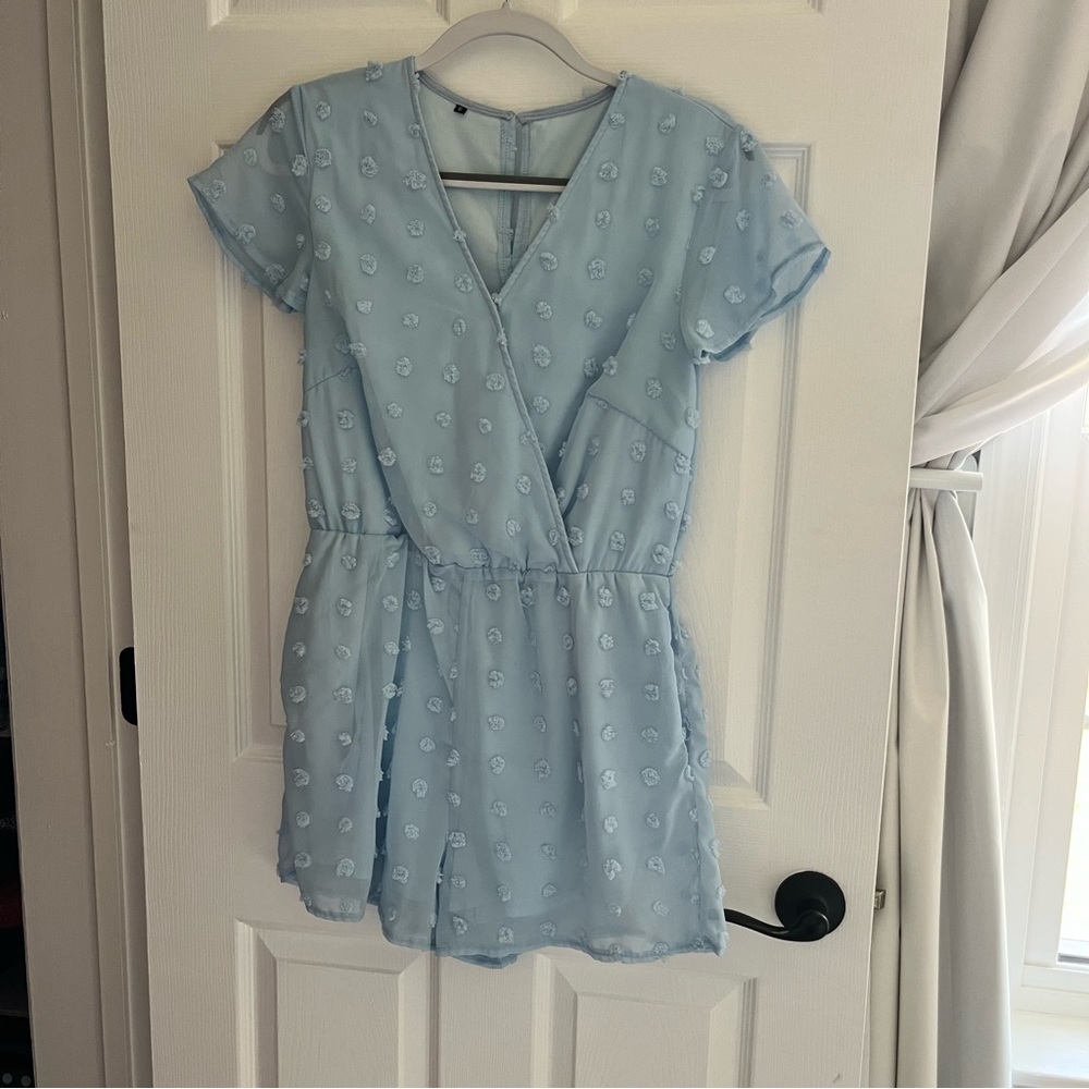 Light Blue Romper - Picture 4 of 8